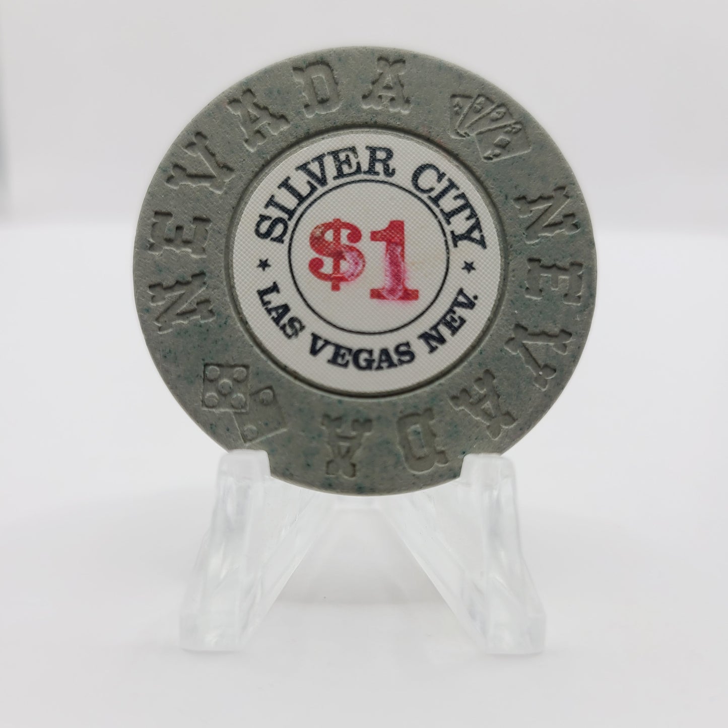 Silver City Casino Las Vegas Nevada 1975 $1 Casino Chip N2155