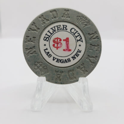 Silver City Casino Las Vegas Nevada 1975 $1 Casino Chip N2155