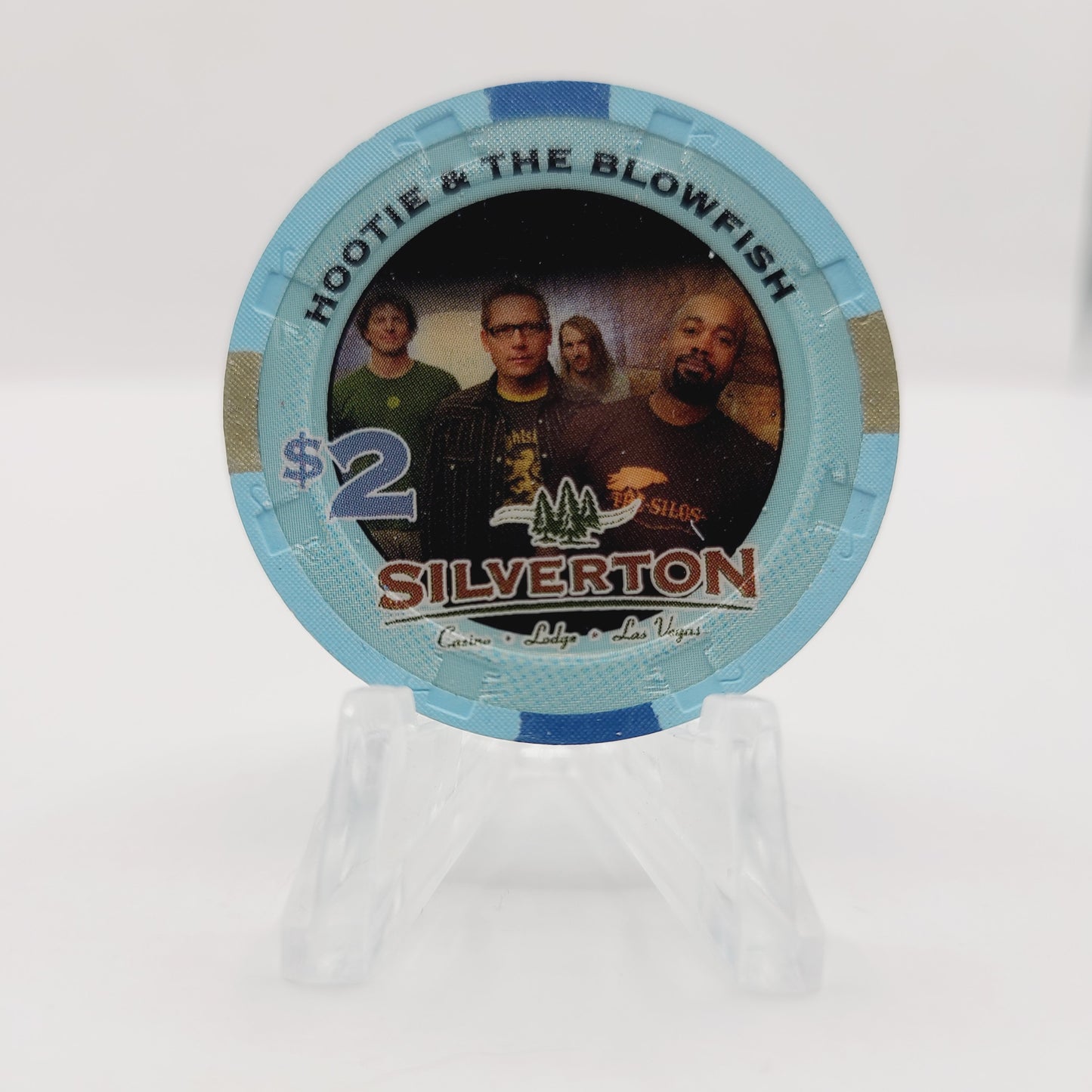Silverton Hotel Casino Las Vegas Nevada 2006 "Hootie and the Blowfish" $2 Casino Chip E5093