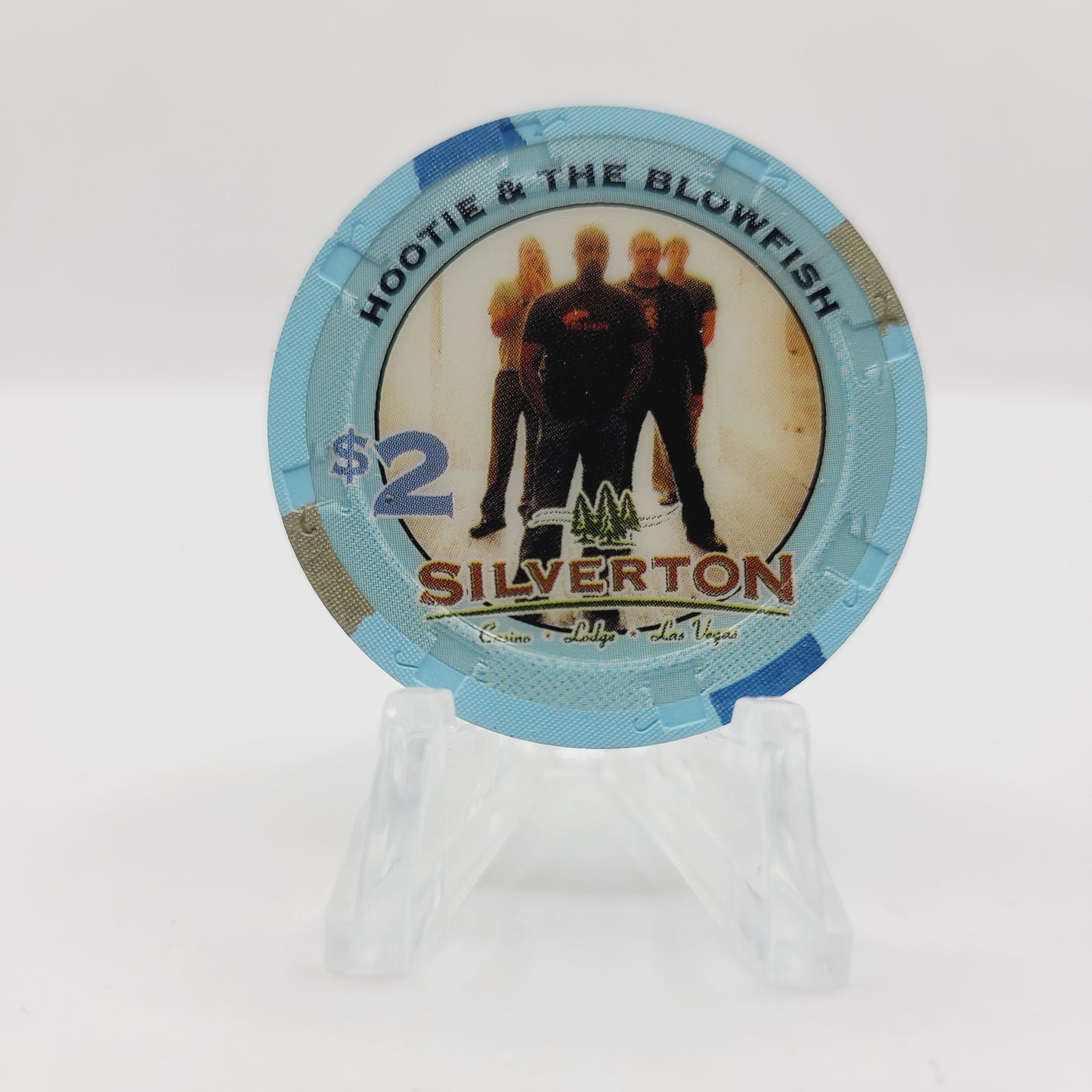Silverton Hotel Casino Las Vegas Nevada 2006 "Hootie and the Blowfish" $2 Casino Chip E5094