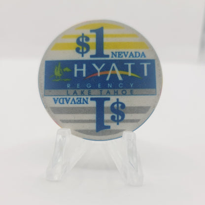 Hyatt Regency Incline Village Nevada 1991 $1 Casino Chip N5200