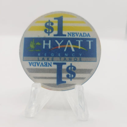 Hyatt Regency Incline Village Nevada 1991 $1 Casino Chip N5200
