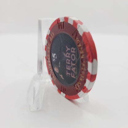 Mirage Hotel Casino Las Vegas Nevada 2019 $5 "Terry Fator" Chip D2906