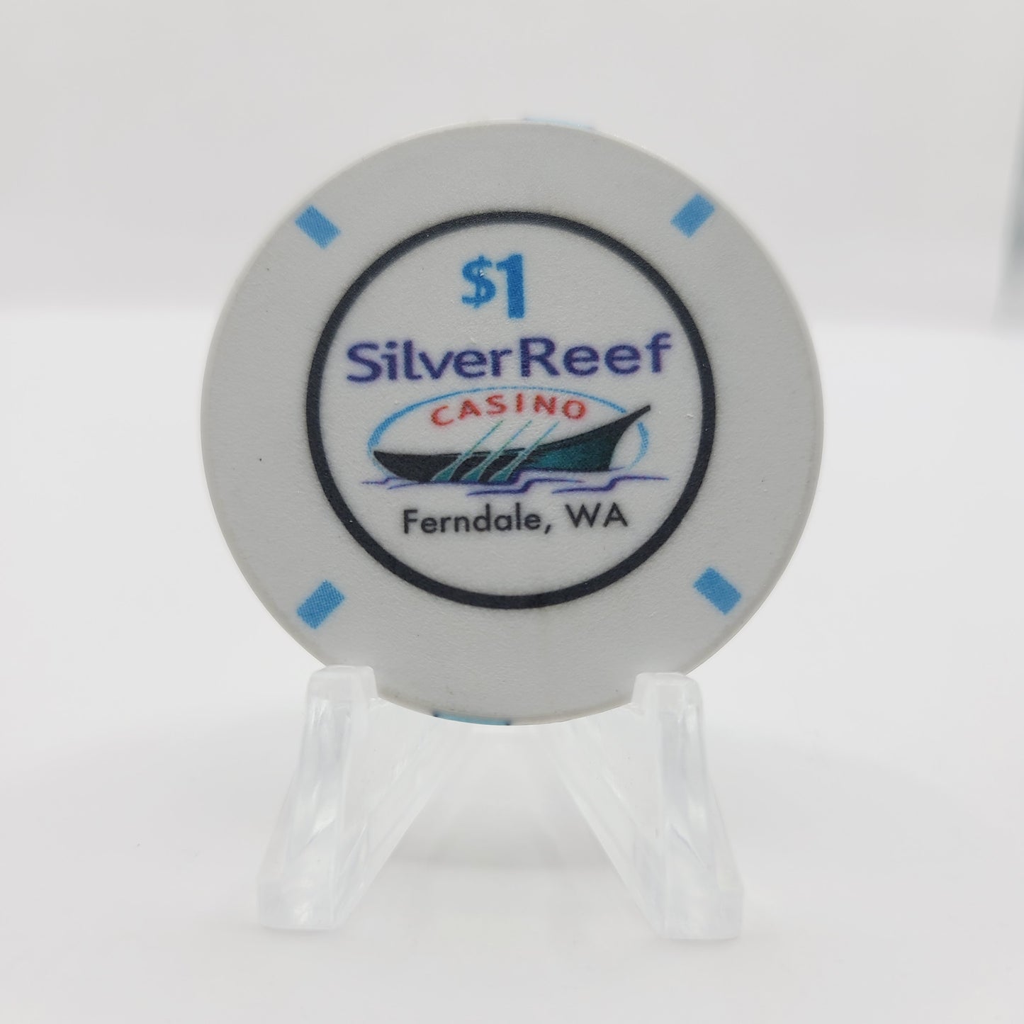 Silver Reef Casino Ferndale Washington 2002 $1 Casino Chip