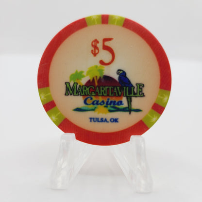 River Spirit Resort Casino Tulsa Oklahoma 2016 "Margaritaville Casino" $5 Casino Chip