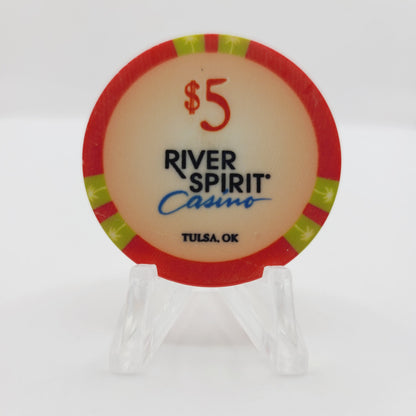 River Spirit Resort Casino Tulsa Oklahoma 2016 "Margaritaville Casino" $5 Casino Chip
