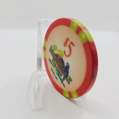 River Spirit Resort Casino Tulsa Oklahoma 2016 "Margaritaville Casino" $5 Casino Chip