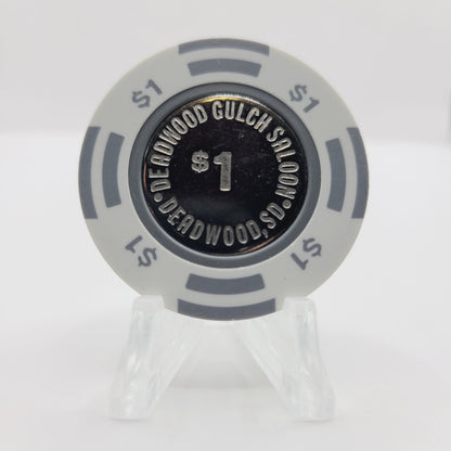 Deadwood Gulch Saloon Deadwood South Dakota 1990 $1 Casino Chip