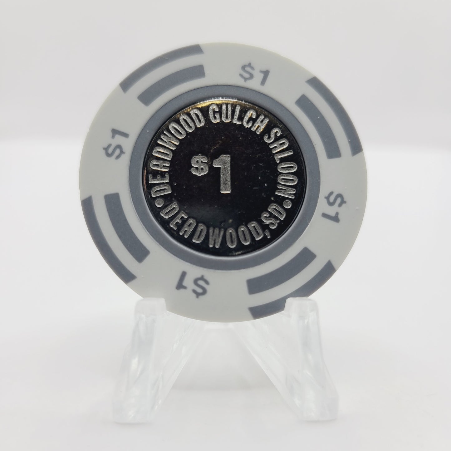 Deadwood Gulch Saloon Deadwood South Dakota 1990 $1 Casino Chip