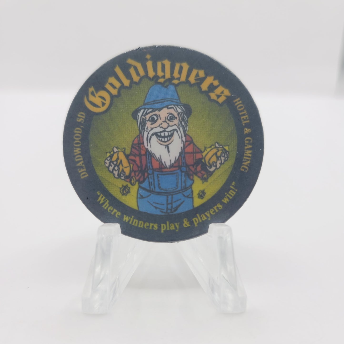 Goldiggers Hotel and Gaming Deadwood South Dakota 1994 NCV Slot Token