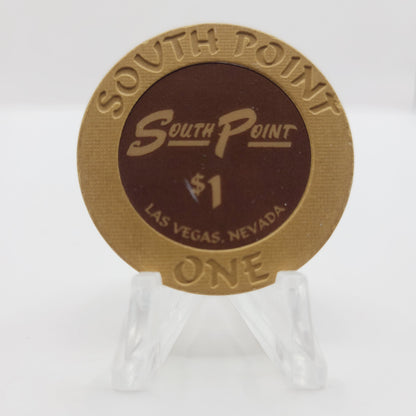 South Point Hotel Casino Las Vegas Nevada 2006 $1 Casino Chip E6658