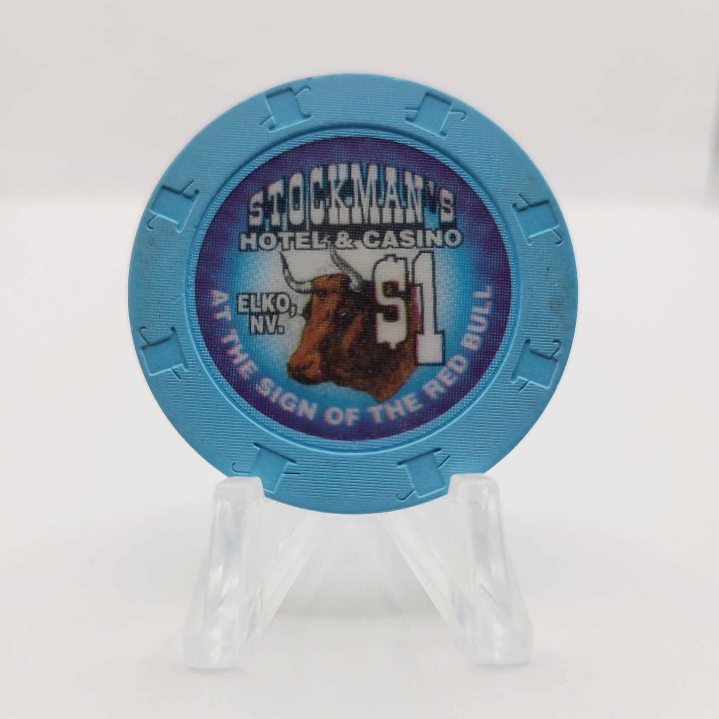 Stockmen's Hotel Casino Elko Nevada 1995 $1 Casino chip N2965