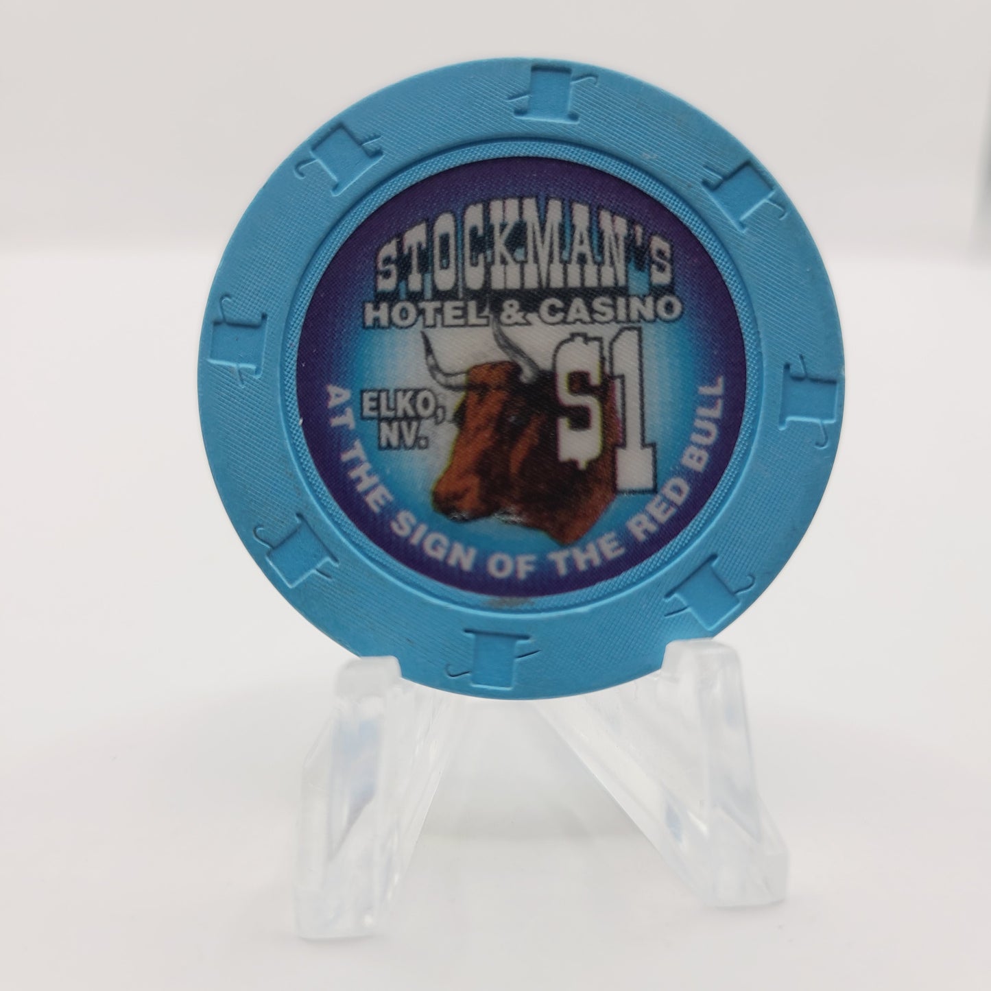 Stockmen's Hotel Casino Elko Nevada 1995 $1 Casino chip N2965