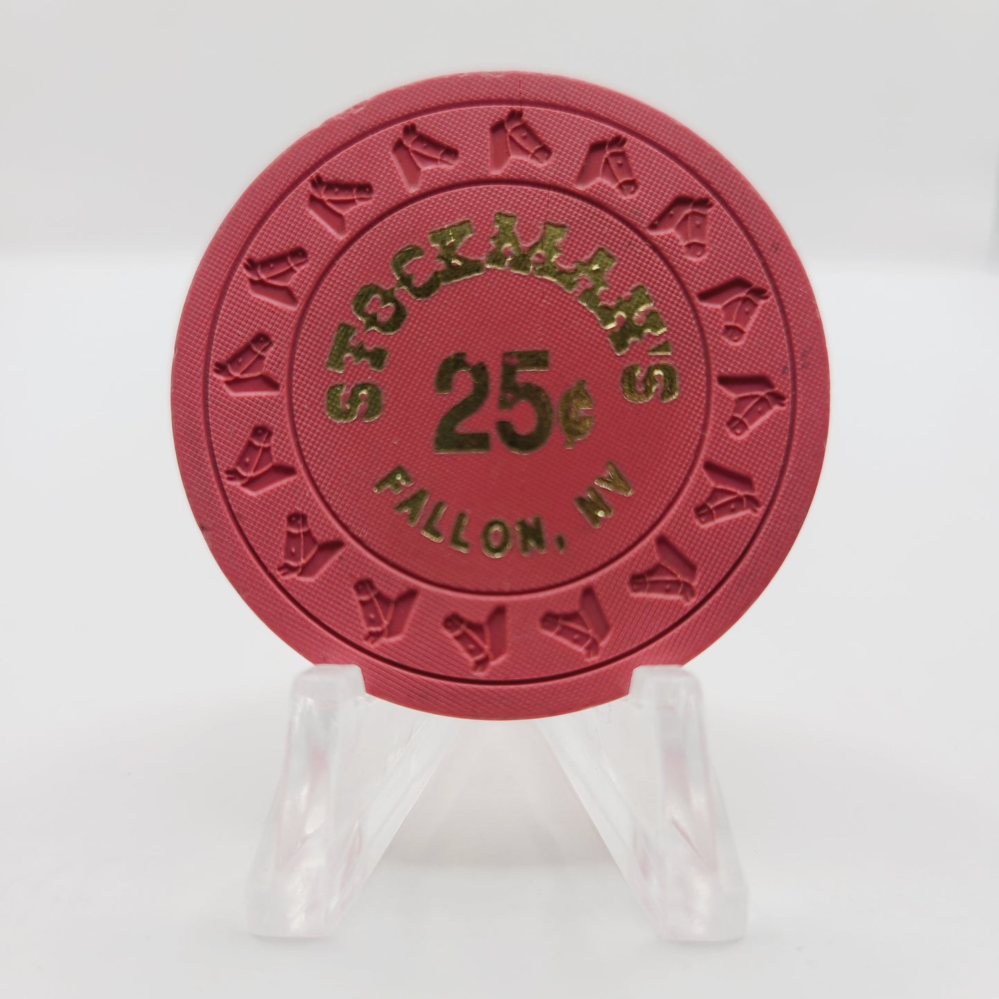 Stockman's Casino Fallon Nevada 1993 $.25 Casino Chip N4327