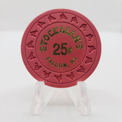 Stockman's Casino Fallon Nevada 1993 $.25 Casino Chip N4327