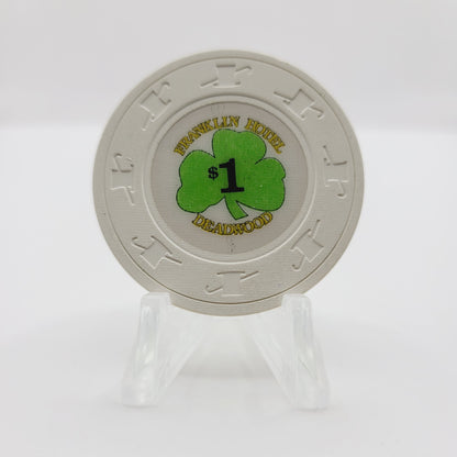 Franklin Hotel Casino Deadwood South Dakota 1989 $1 Casino Chip