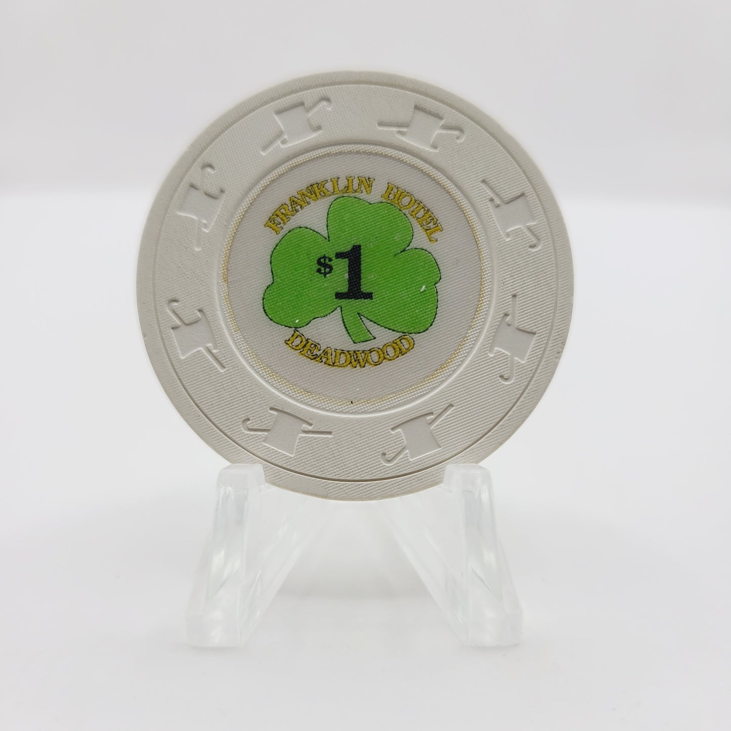 Franklin Hotel Casino Deadwood South Dakota 1989 $1 Casino Chip