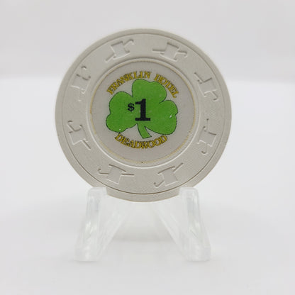 Franklin Hotel Casino Deadwood South Dakota 1989 $1 Casino Chip