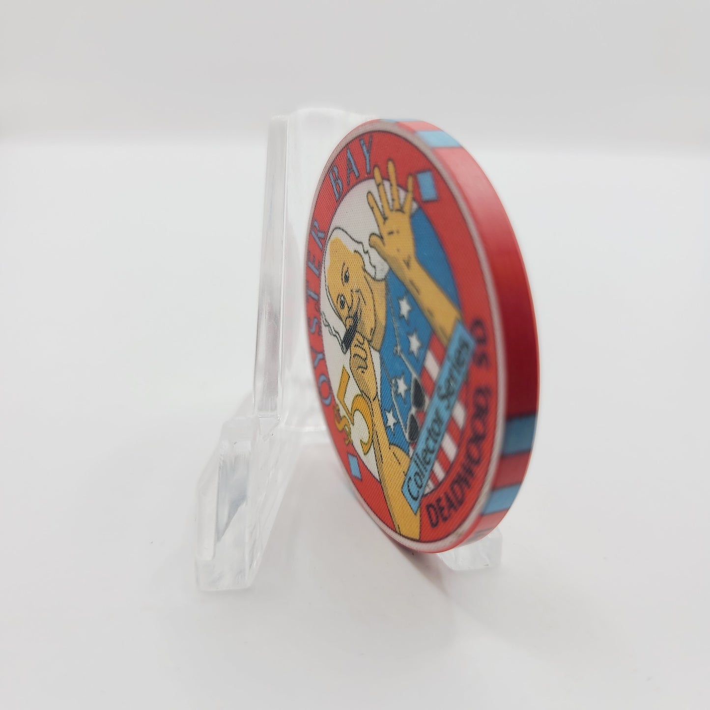 Oyster Bay Restaurant Casino Deadwood South Dakota 1991 $5 Casino Chip