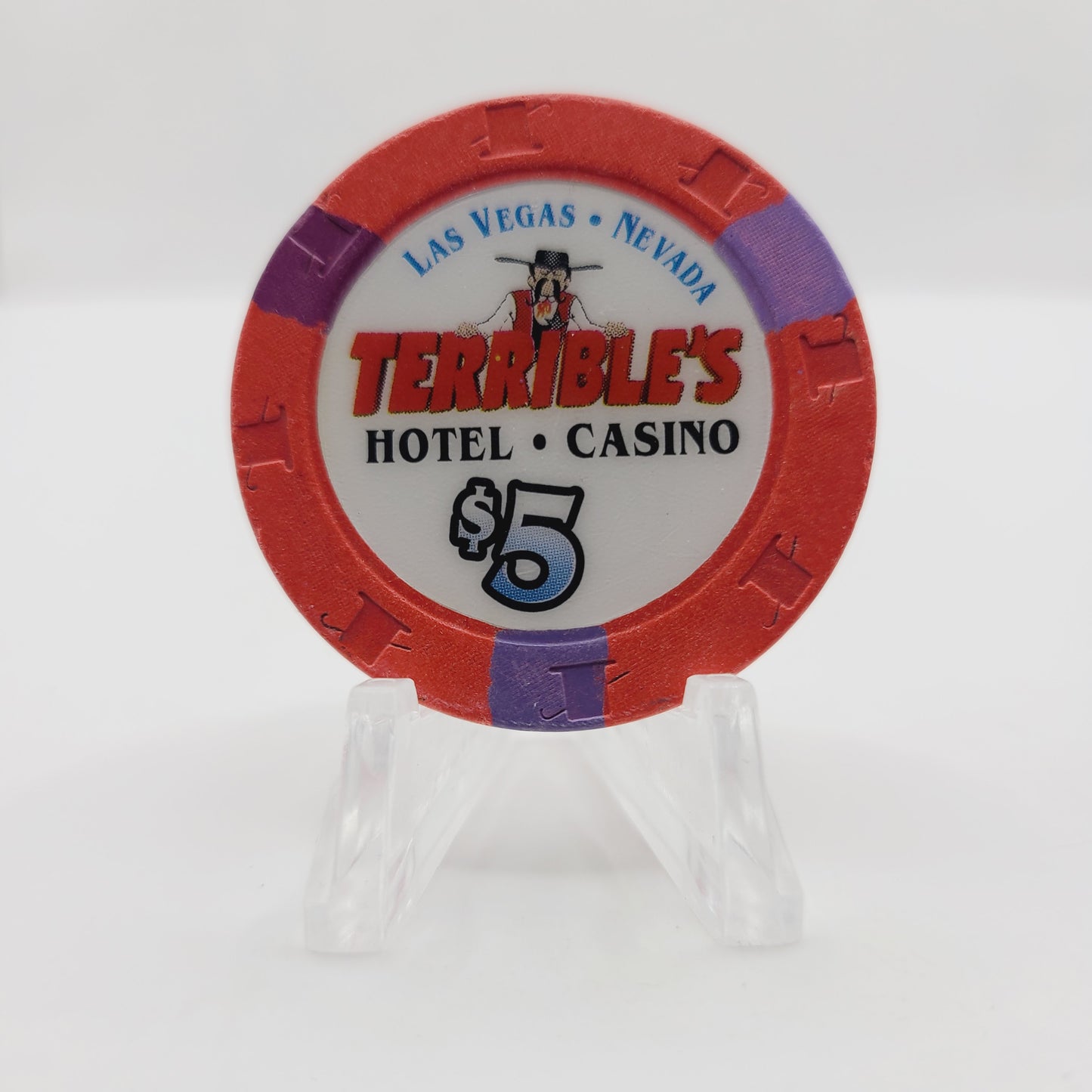 Terrible's Hotel Casino Las Vegas Nevada 2000 $5 Casino Chip V7419 (Circulated)