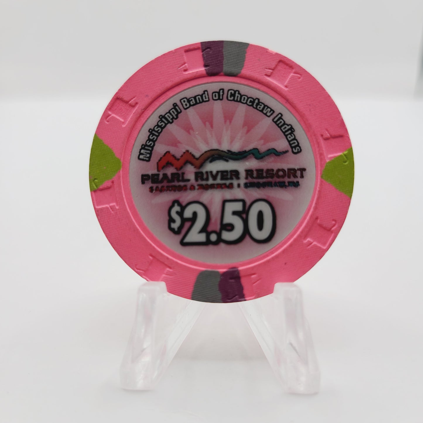 Pearl River Resort Casino Choctaw Mississippi 2015 $2.50 Casino Chip