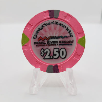 Pearl River Resort Casino Choctaw Mississippi 2015 $2.50 Casino Chip