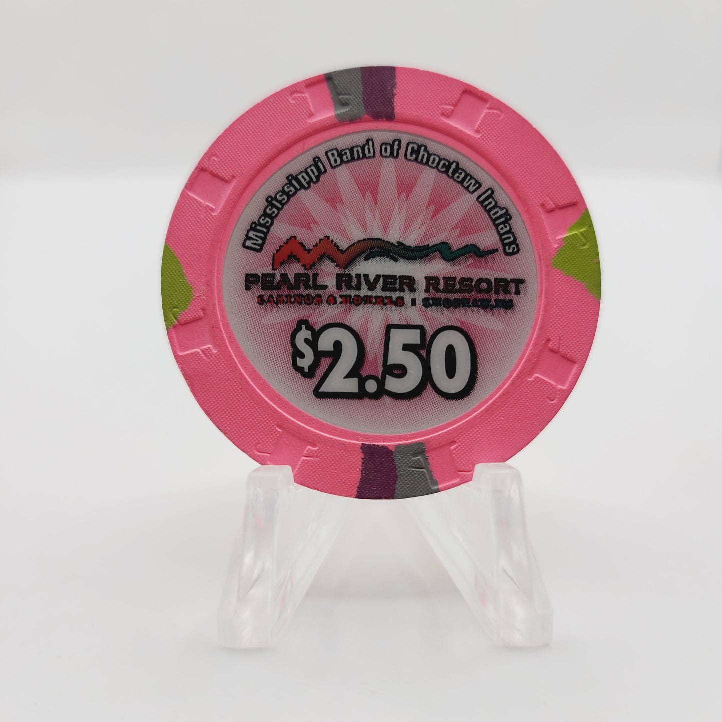 Pearl River Resort Casino Choctaw Mississippi 2015 $2.50 Casino Chip