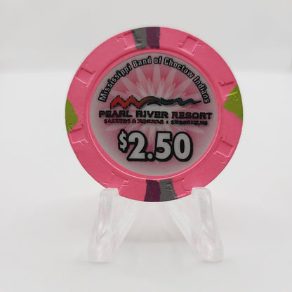 Pearl River Resort Casino Choctaw Mississippi 2015 $2.50 Casino Chip