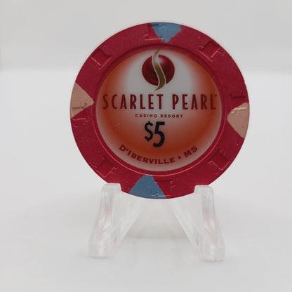 Scarlet Pearl D'Iberville Mississippi 2015 $5 Casino Chip