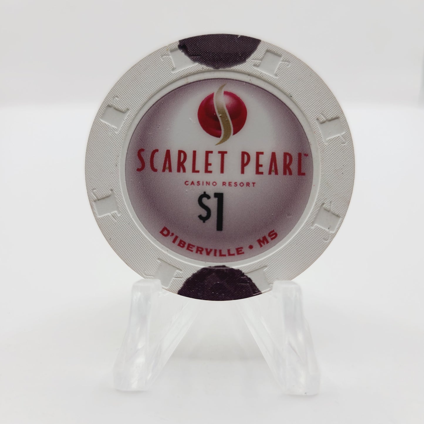 Scarlet Pearl D'Iberville Mississippi 2015 $1 Casino Chip