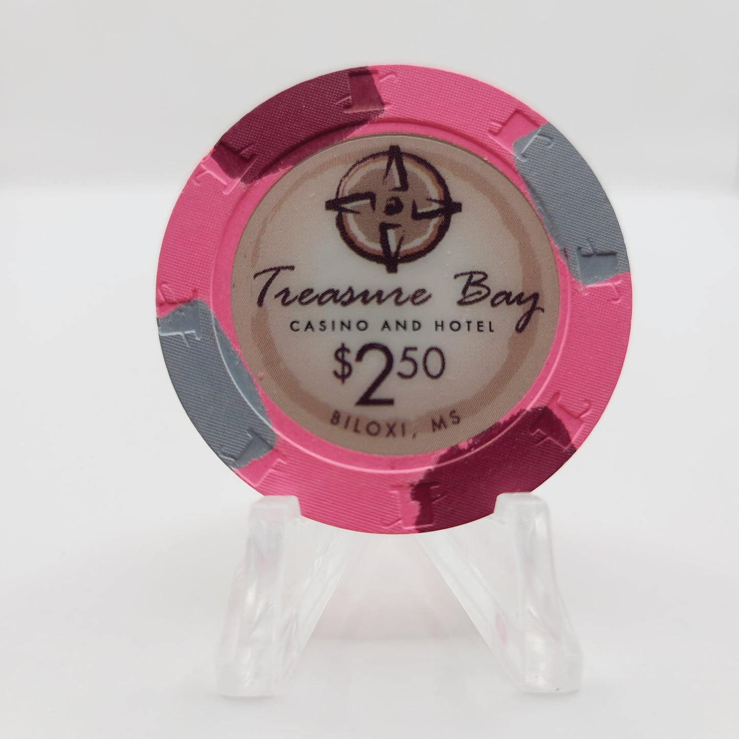 Treasure Bay Casino & Hotel Biloxi Mississippi 2006 $2.50 Casino Chip