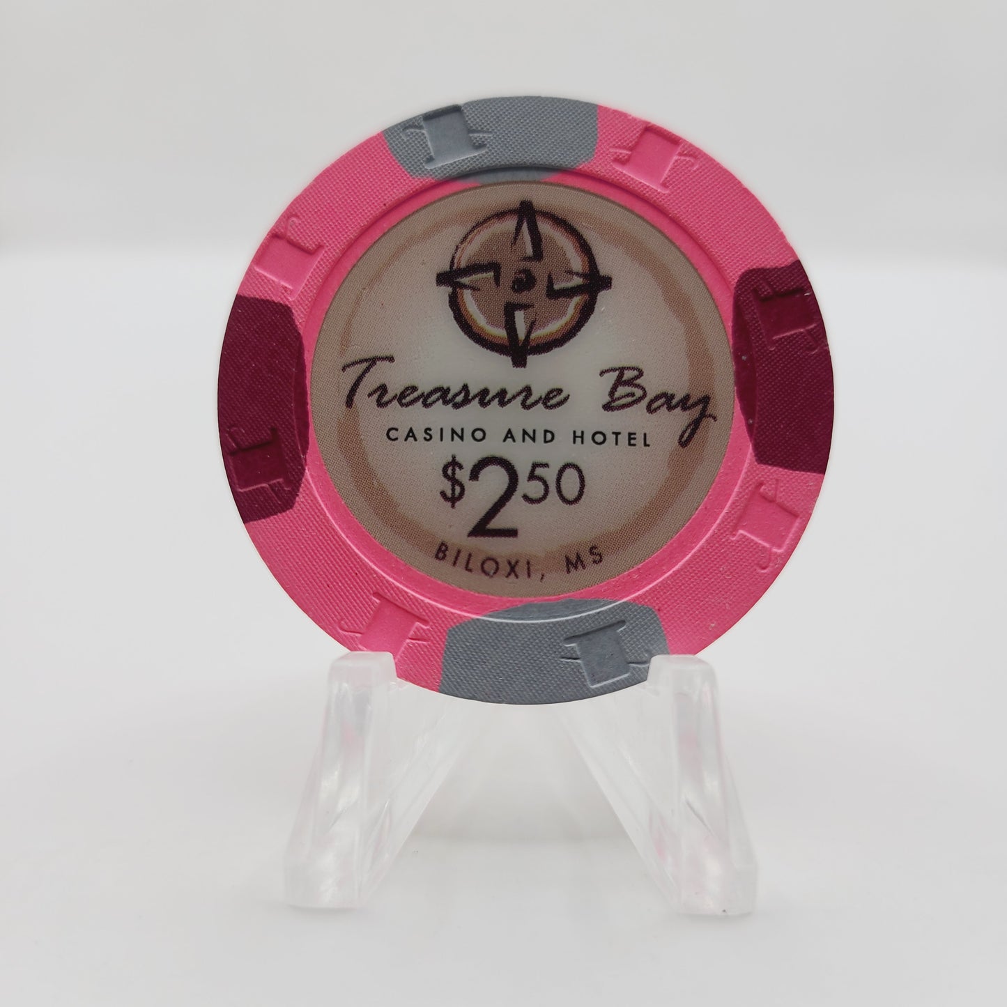 Treasure Bay Casino & Hotel Biloxi Mississippi 2006 $2.50 Casino Chip