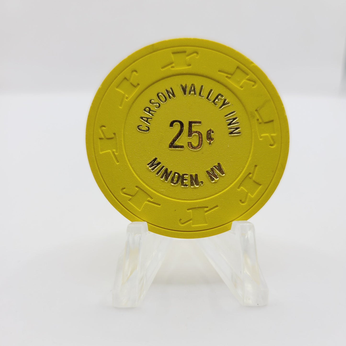 Carson Valley Inn Casino Minden Nevada 1984 $.25 Casino Chip N1120