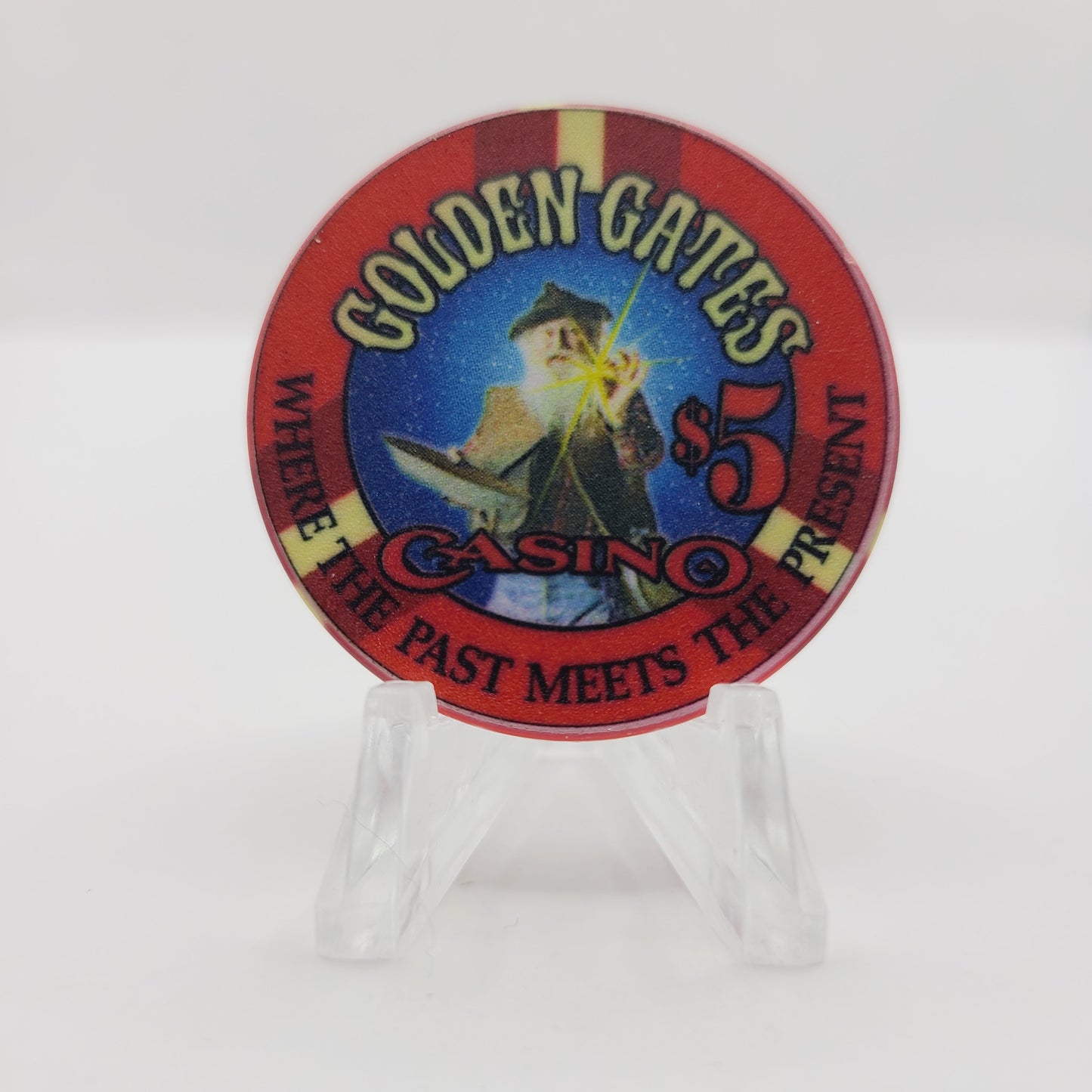 Golden Gates Casino Black Hawk Colorado 2000 "Millennium" $5 Casino Chip