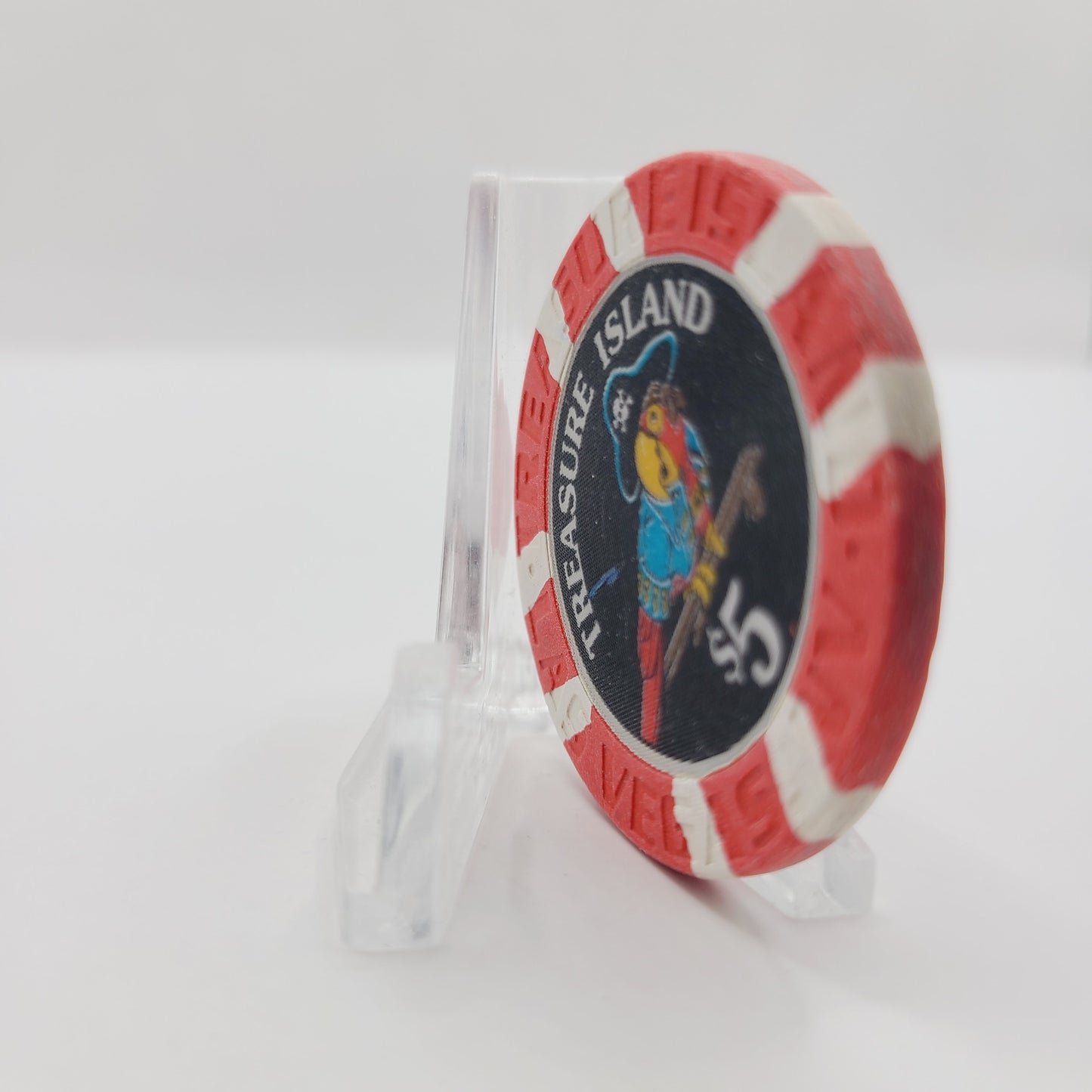 Treasure Island Hotel Casino Las Vegas Nevada 1993 $5 Casino Chip N7862