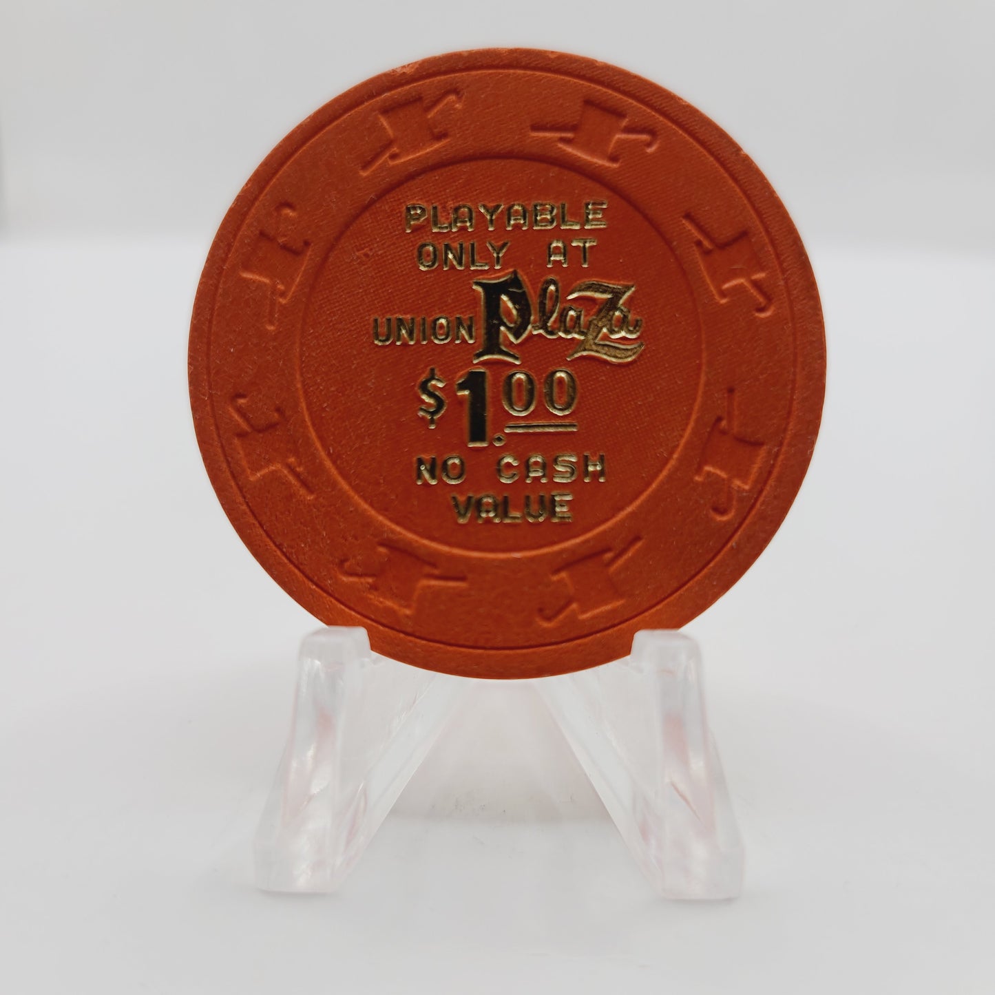 Union Plaza Hotel Casino Las Vegas Nevada 1980's $1 NCV Casino Chip in 2949.S