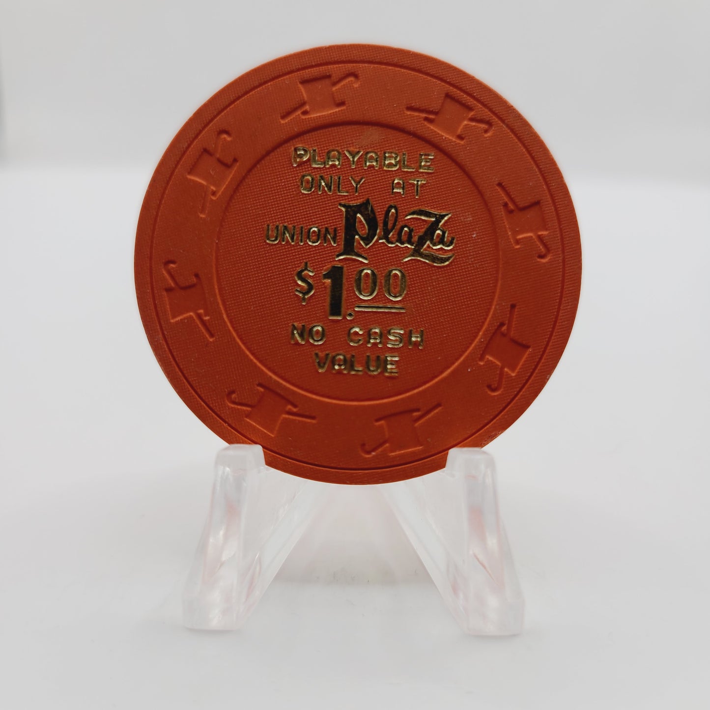 Union Plaza Hotel Casino Las Vegas Nevada 1980's $1 NCV Casino Chip in 2949.S