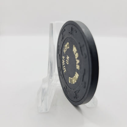 Vegas World Hotel Casino Las Vegas Nevada 1980's $100 NCV Tournament Chip  N9258