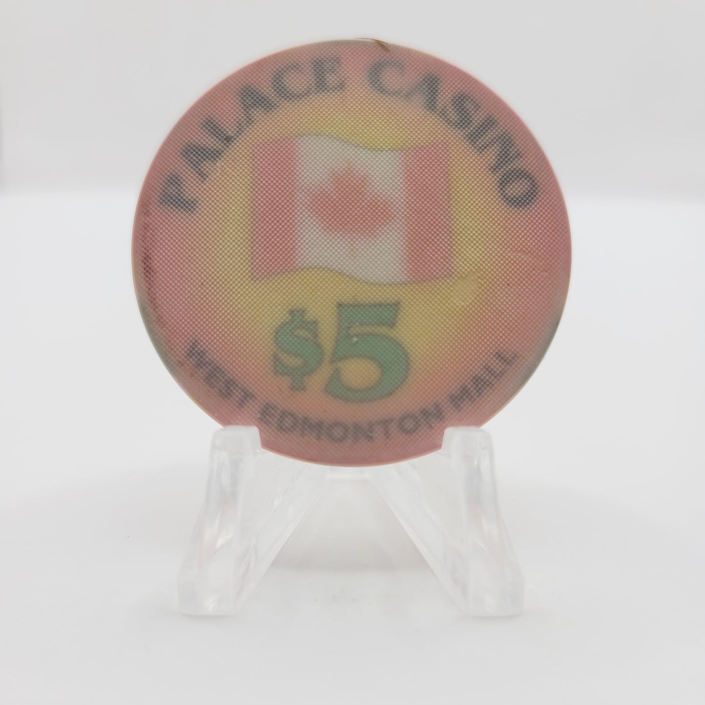 Palace Casino Edmonton Alberta Canada $5 Casino Chip CG073512