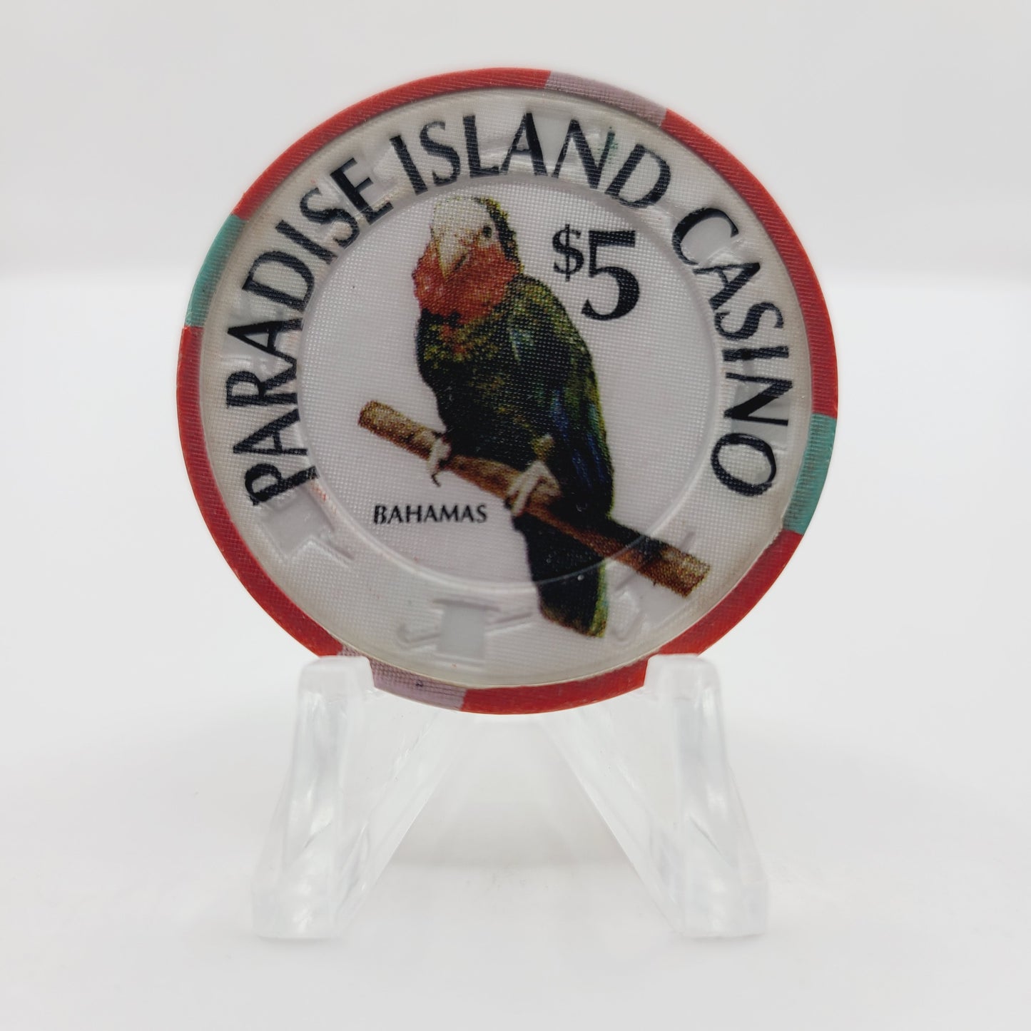 Paradise Island Hotel Casino Paradise Island Bahamas $5 Casino Chip CG077746