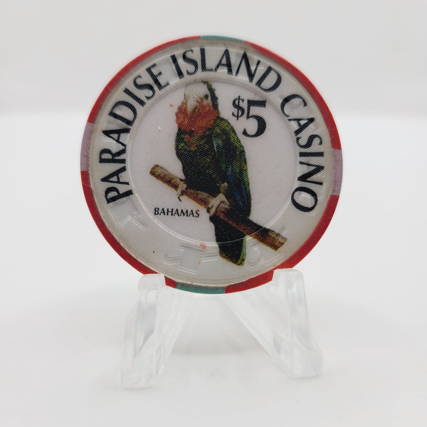 Paradise Island Hotel Casino Paradise Island Bahamas $5 Casino Chip CG077746