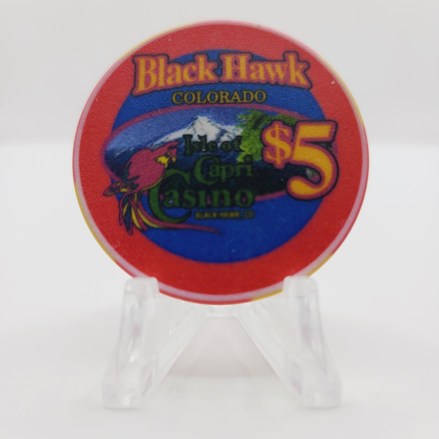 Isle of Capri Casino Black Hawk Colorado $5 "Grand Opening" Casino chip