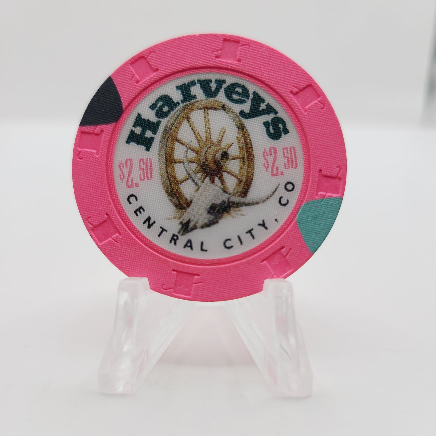Harvey's Wagon Wheel Hotel Casino Central City Colorado $2.50 Casino Chip