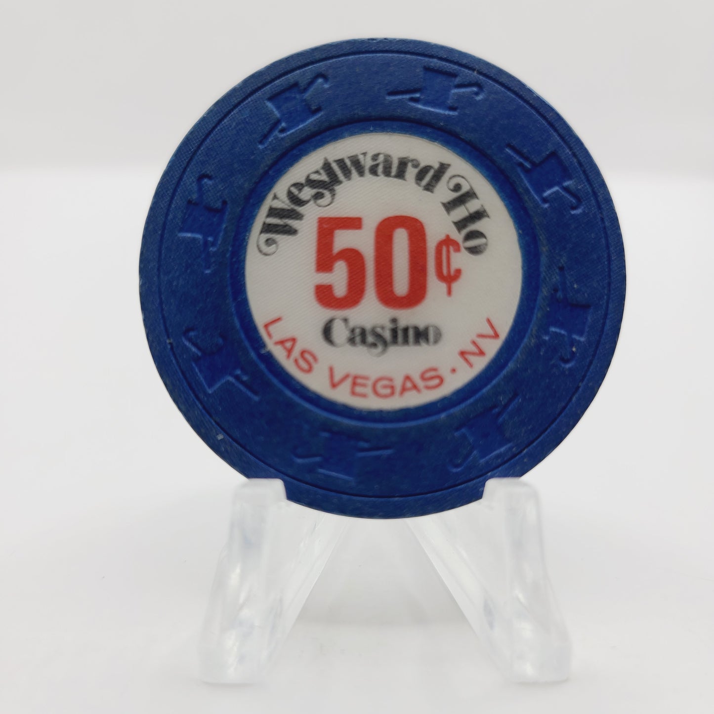 Westward Ho Hotel Casino Las Vegas Nevada 1980's $.50 Casino Chip N2307