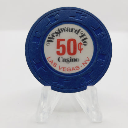 Westward Ho Hotel Casino Las Vegas Nevada 1980's $.50 Casino Chip N2307