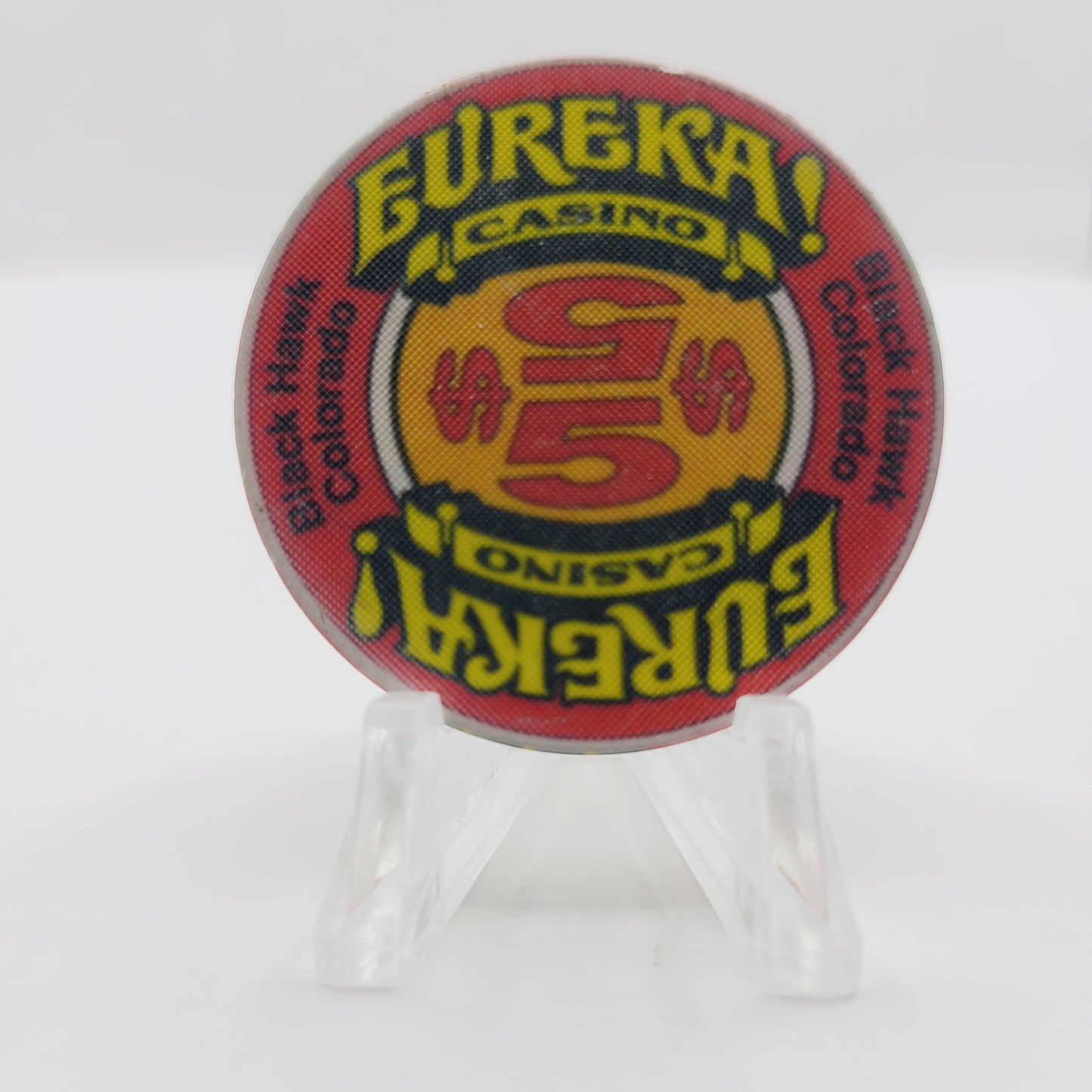 Eureka Casino "Dan Cooper's" Black Hawk Colorado 1992 $5 Casino Chip