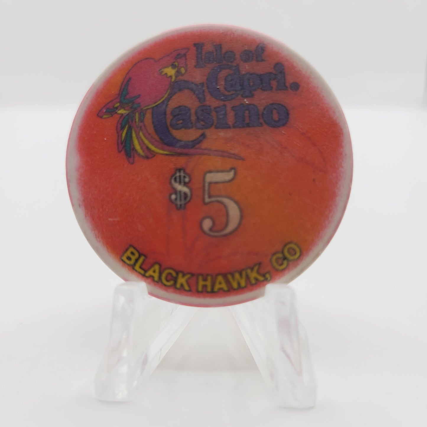 Isle of Capri Casino Black Hawk Colorado 1998 $5 Casino Chip