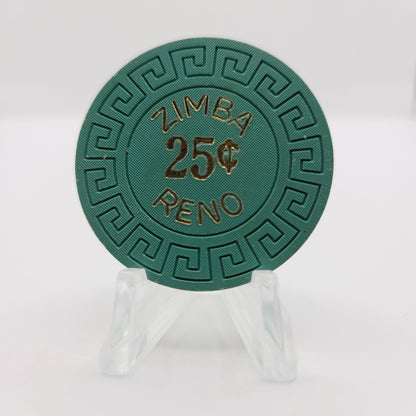 Zimba's Casino Reno Nevada 1969 $.25 Casino Chip N5797