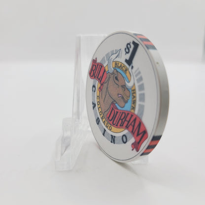 Bull Durham Casino & Saloon Black Hawk Colorado 1994 $1 Casino Chip