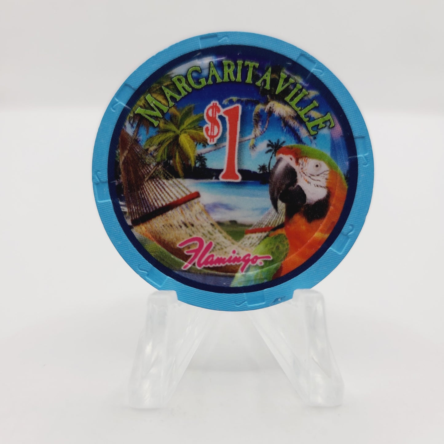 Flamingo Hotel Casino Las Vegas Nevada 2011 "Margaritaville" $1 Casino Chip D0295
